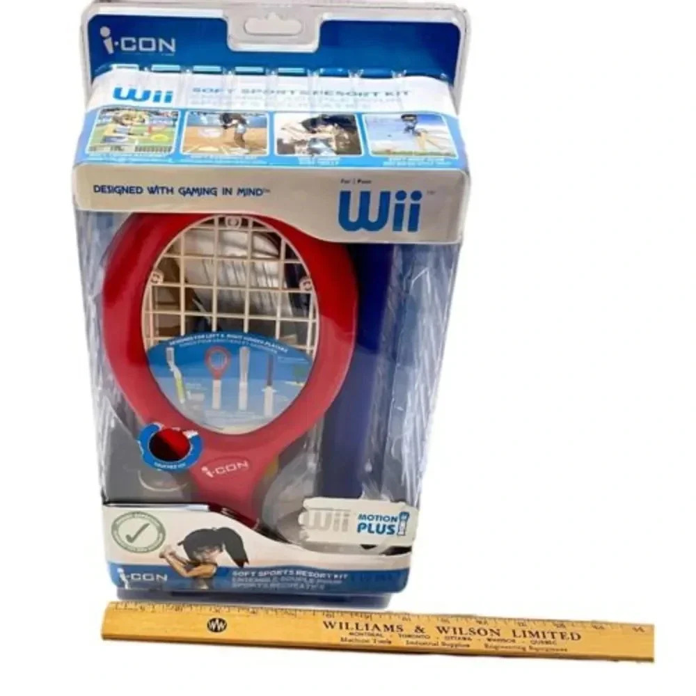 Icon Nintendo Wii Resort Kit Racquet Golf Baseball Sword Isight Handle Kit New - Picture 9 of 9